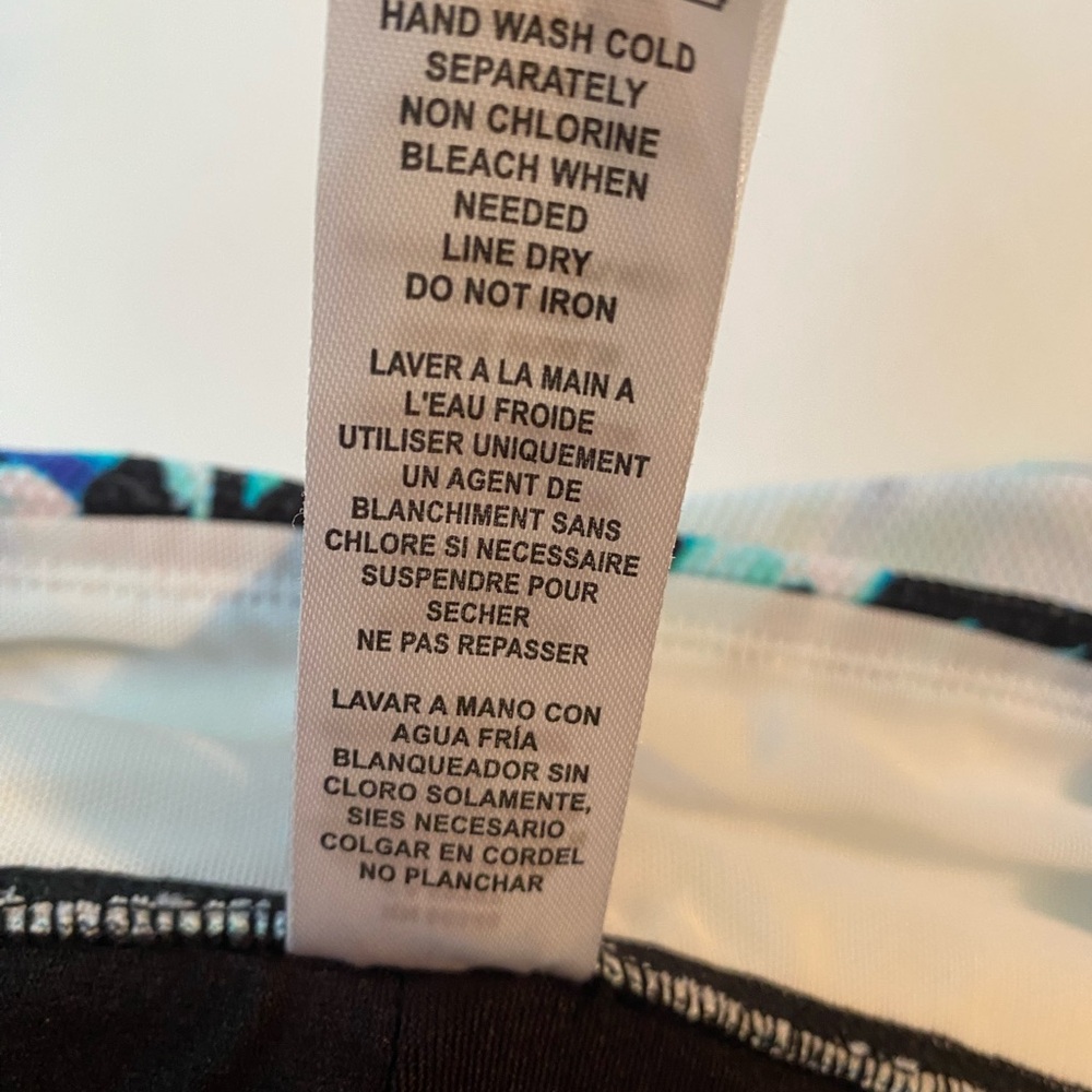 Tommy Bahama Blue and Green Swim Skirt - Picture 6 of 10